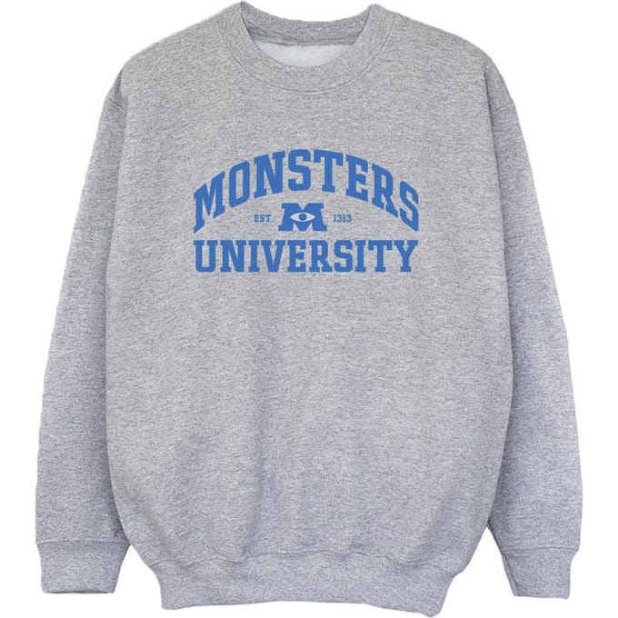Disney Jongens Monsters University Logo Sweatshirt (Sportgrijs)