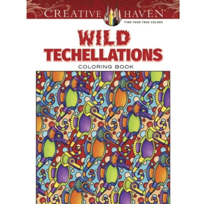 Creative Haven Wild Techellations Coloring Book - Creative Haven - John Wik