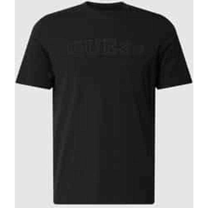 T-shirt met labelprint, model 'ALPHY'