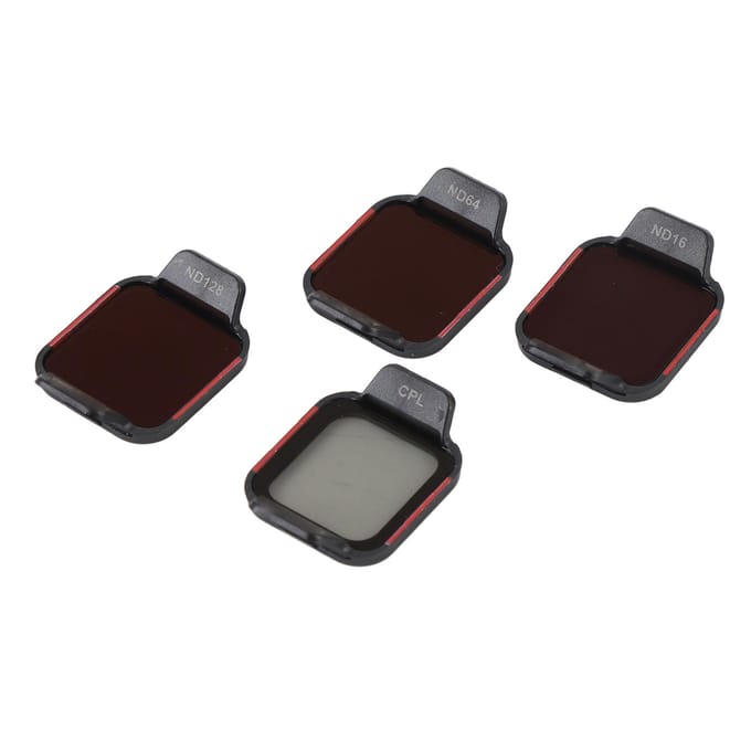 Drone Filters Set HD Krasbestendig Gecoat CPL ND16 ND64 ND128 Filter voor Flip Drone black