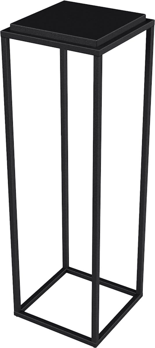 Steellish Light Zuil - Sokkel - Plantenzuil - Zwart Metaal - 110 cm