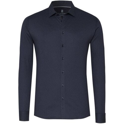 Desoto Overhemd Mini Stitches Pattern Navy / male
