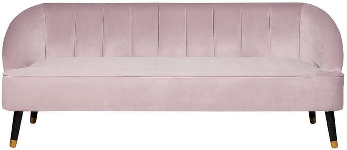 ALSVAG - Driezitsbank - Roze - Fluweel