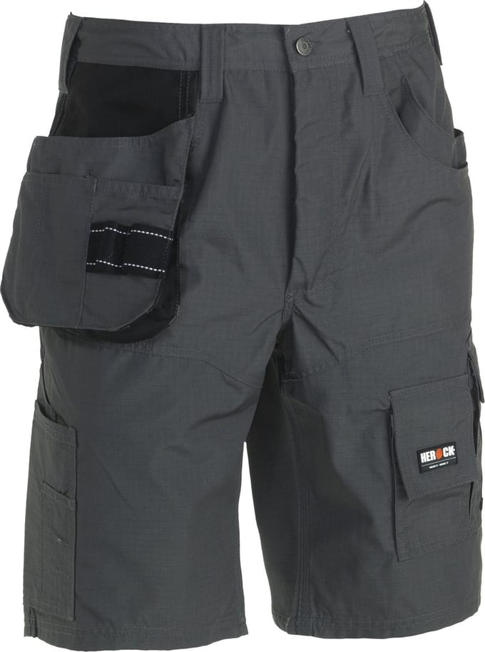 Herock Batua korte werkbroek Experts (1701) - Grijs | Zwart - 42