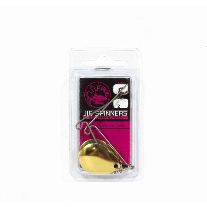 Tackle Tactics Jig Spinner HD Taille de cadre moyenne 3 Doré Colorado (5232)