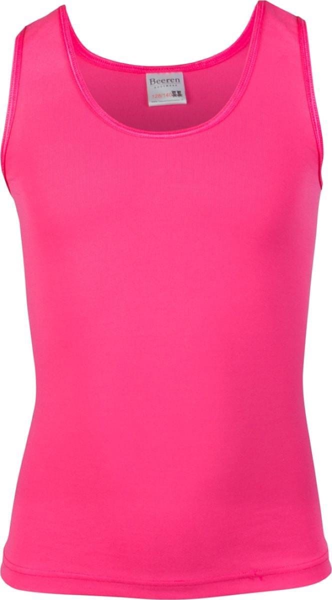 Beeren Bodywear Meisjes Singlet 2-pack PA/EA - Roze - Maat 128/134