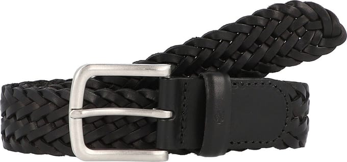 Marc O'Polo Leren Riem Clemens Belt W110 Black Zwart