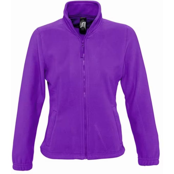 SOLS Dames/Dames North Fleece Jas (Donkerpaars)