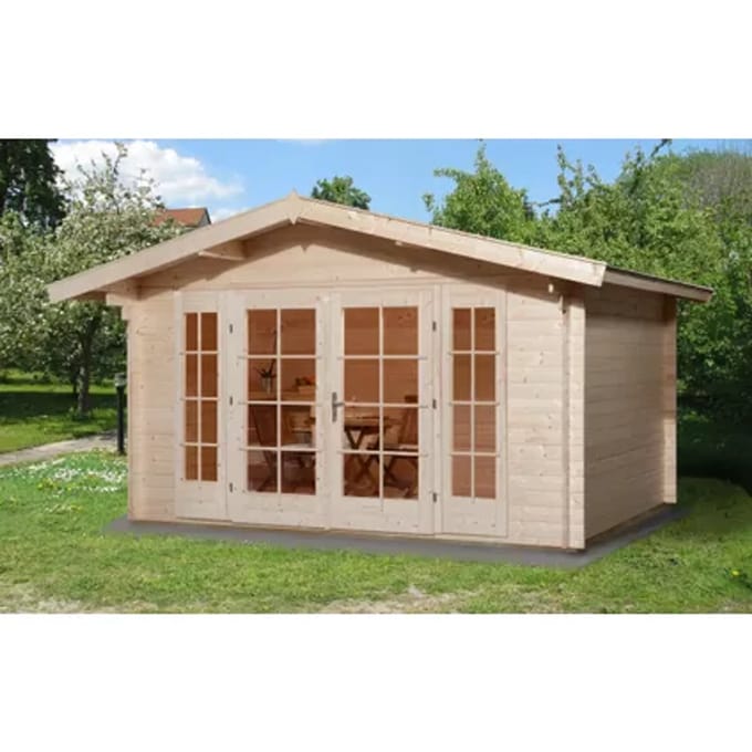 Weka Tuinhuis 137 - Onbehandeld - 380x300cm