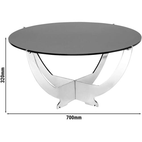 GGM Gastro Buffetständer Octopus - Ø 700mm - Chrom Zilver / Zwart