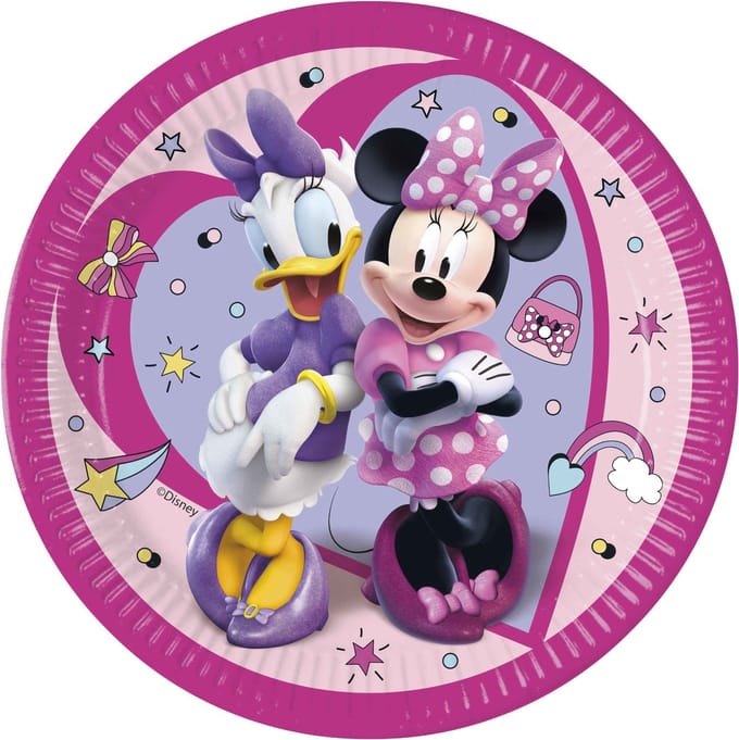Folat - Minnie Mouse Borden Papier FSC 23 cm - 8 stuks