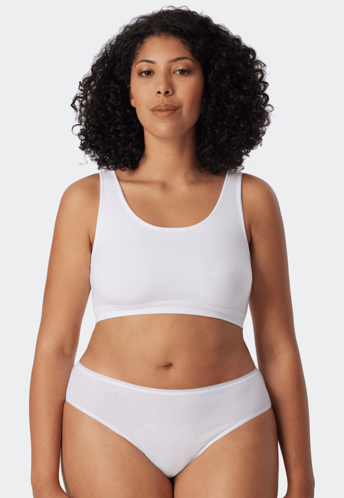 Bustier, set van 2 zonder cups, wit - 95/5 40