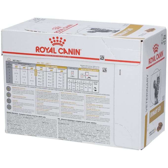 24x85g Feline Urinary S/O (hapjes in saus) Royal Canin Veterinary Diet Kattenvoer