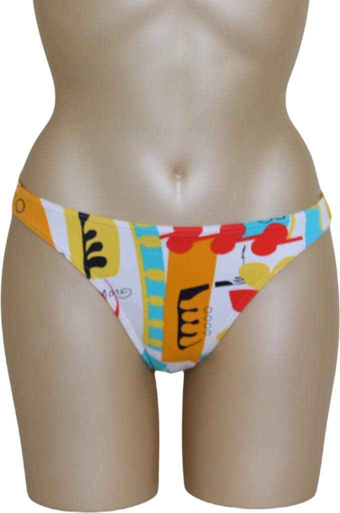 Freya - Casablanca - bikinislip - speelse print - maat XS / 34
