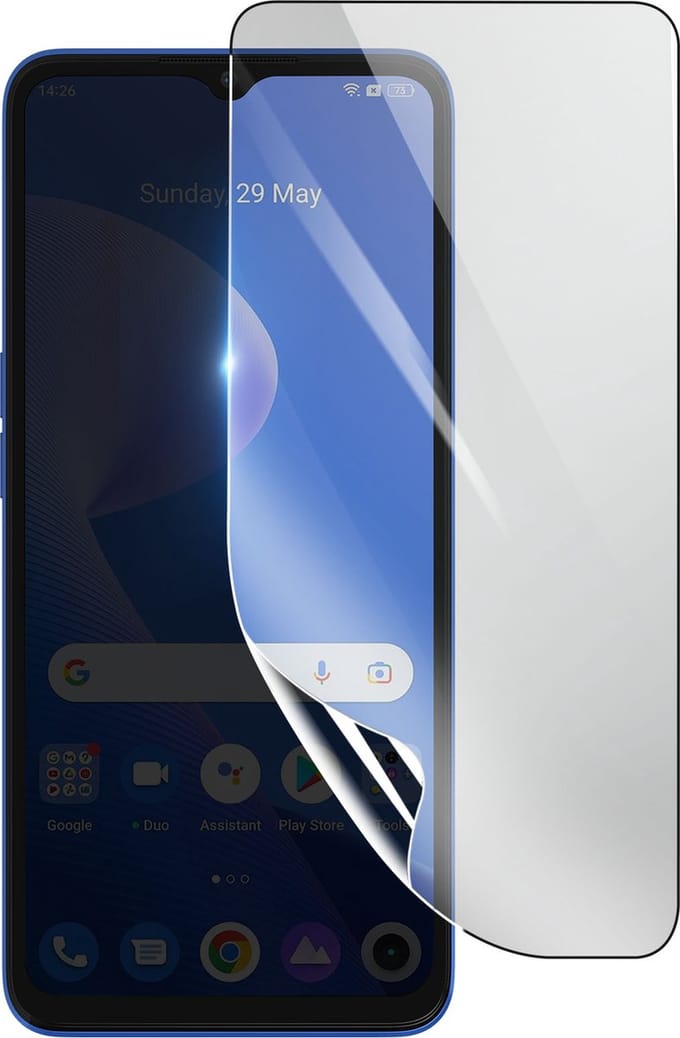 3mk, Geschikt voor Realme Narzo 50 5G, Schokbestendige Hydrogel Screenprotector, Transparant