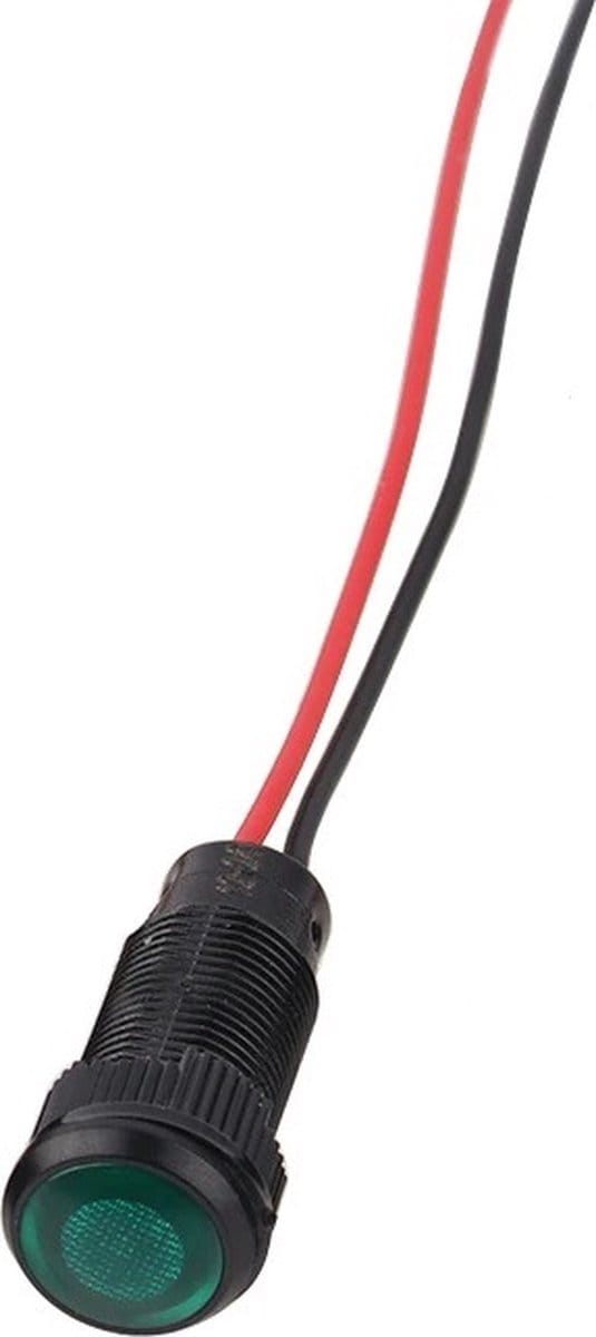 Mini LED indicatielampje - Groen - 10mm - 12/24V