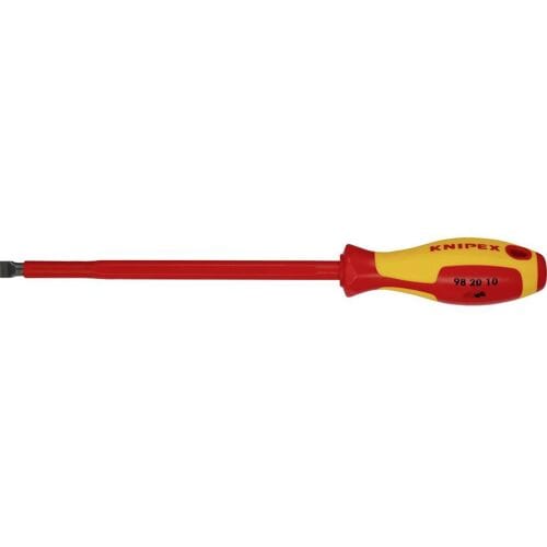 Knipex VDE VDE Platte schroevendraaier Kopbreedte: 10 mm Koplengte: 200 mm DIN EN 60900