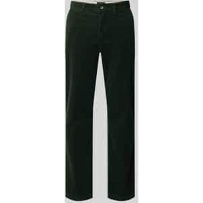 Straight leg coduroy broek van katoenmix, model 'DENTON'