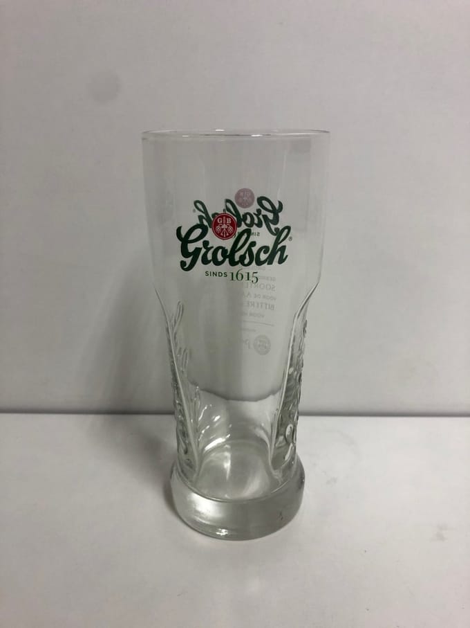 12x 25cl grolsch master bierglas bierglazen