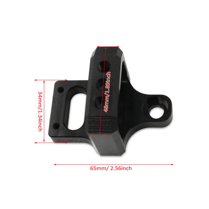 Automotive Boost Solenoid Montage Houder Beugel Kits 3 Poorts Aluminiumlegering Boost Controller Beugel zwart