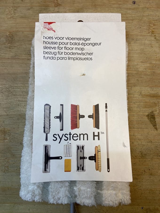 hema hoes voor vloerreiniger systeem h