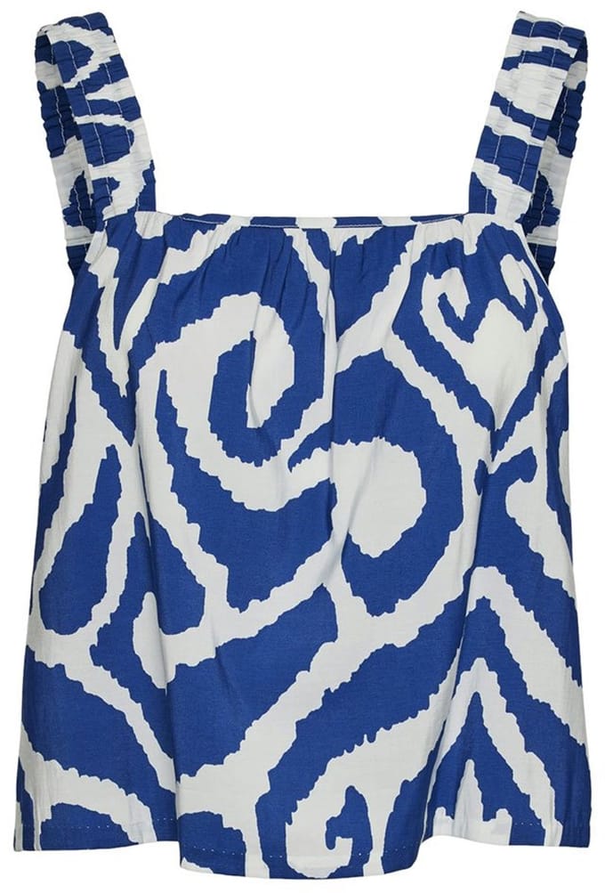 Vero Moda Karli Mouwloze Blouse Veelkleurig M Vrouw