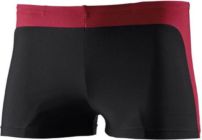 BECO Zwemboxer Heren - Polyamide - Zwart/Rood - Maat M