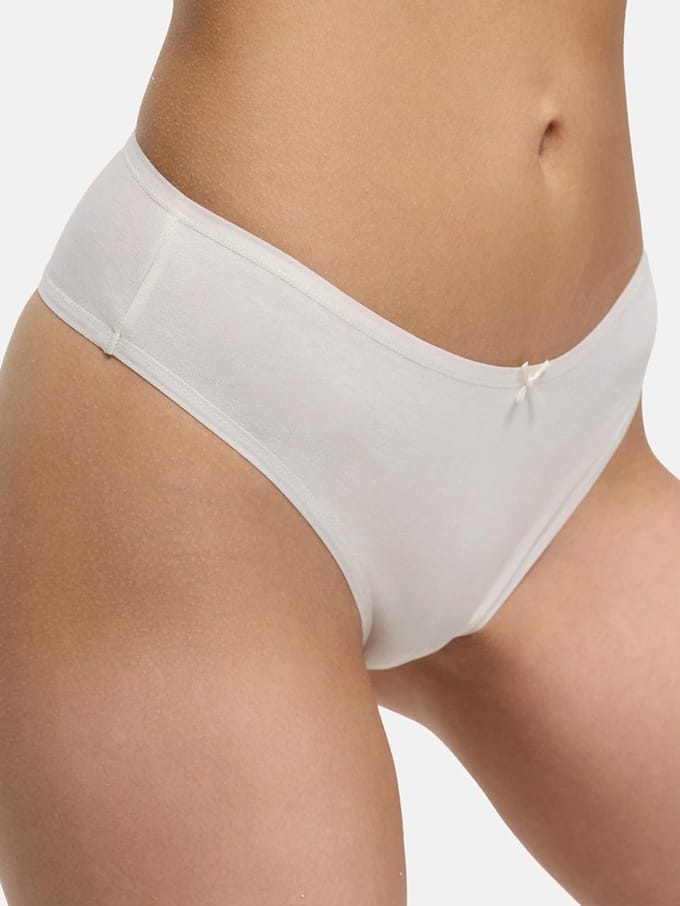 cfab - Katoenen Braziliaanse slips - Pak van 3 - Wit - 3XL