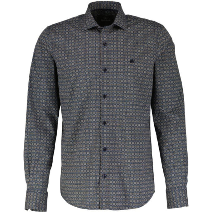 Lerros Print shirt with stretch
