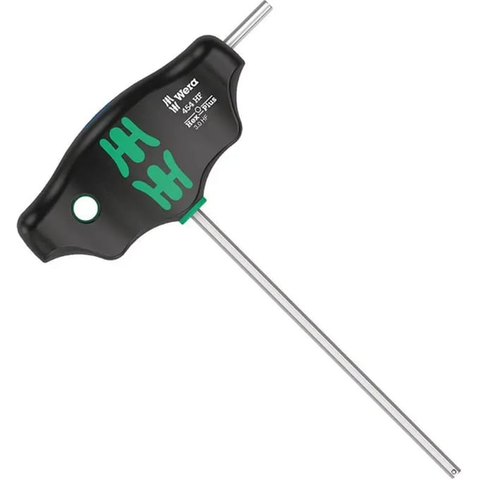 Wera 454 Inbussleutel Sleutelbreedte: 2 mm Koplengte: 100 mm