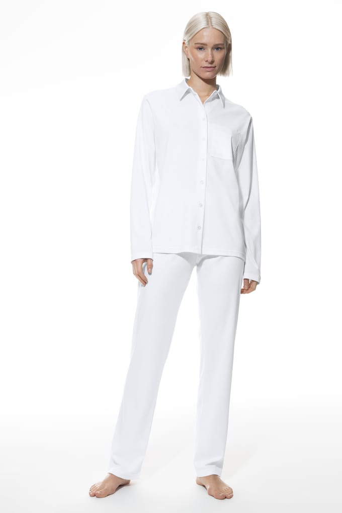 mey Damen Pyjama Lang Serie Malea