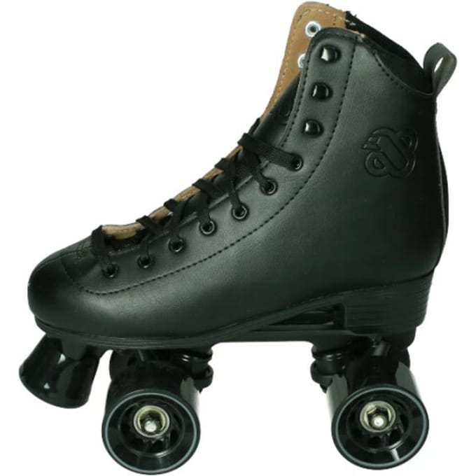 Nijdam Rolschaatsen Leer - Ramblin' Roller -Zwart - Maat 37
