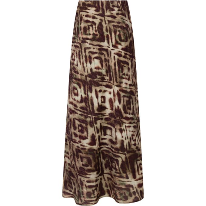 Tramontana Skirt print browns