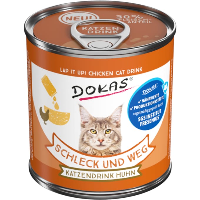600g Dokas Lik en Weg Kip Kattendrink