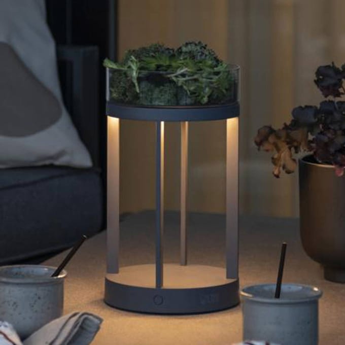 Konstsmide LED sfeerlamp Chieti USB, grijs