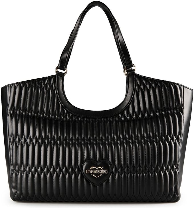 Love Moschino Bubbly Love Shopper Tas 38 cm - 15 L - black