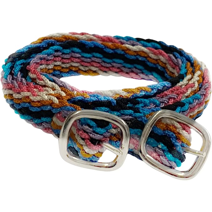 Impulz Spoorriem Zwaar Nylon Zilvgesp Multi