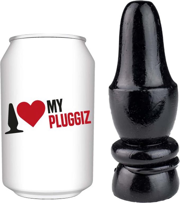 Gangbangster - Knight Chess - Buttplug - 12 x 4,5 cm - PVC - Zwart