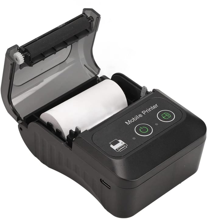 Dailygoody - Draadloze Bluetooth Thermische Labelprinter - Verzendlabelprinter - 58 mm breed - Hoge snelheid - Meerdere talen - Voor OS X, Android en ...