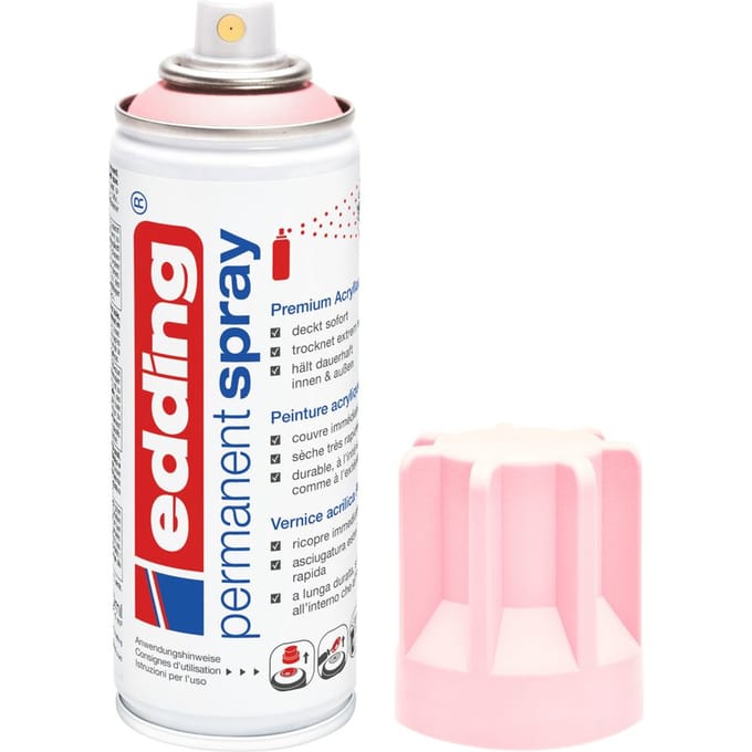 edding 5200 "Permanentspray", zijdemat - Pastel-Roze