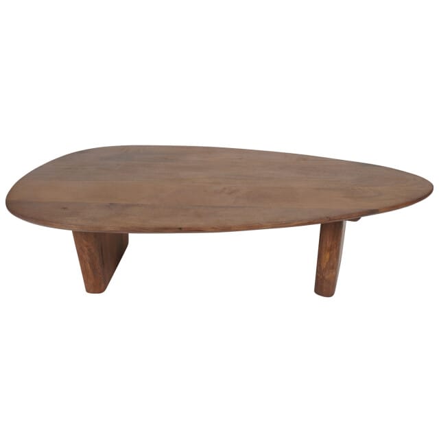 Salontafel Rudo 135 x 75 cm - Mangohout - Organisch - Japandi