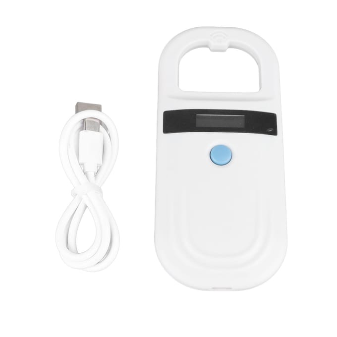 Huisdier Microchip Scanner Honden Paard Kat Varken ID Chip Tag Lezer Hoge Helderheid Display Herkenner 3.7V black