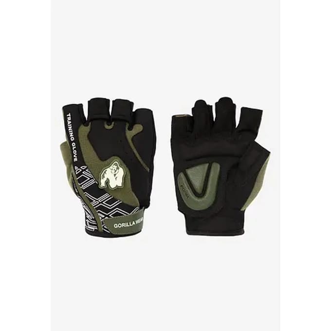 Gorilla Wear Mitchell Training Handschoenen 2.0 - Zwart/Legergroen - S