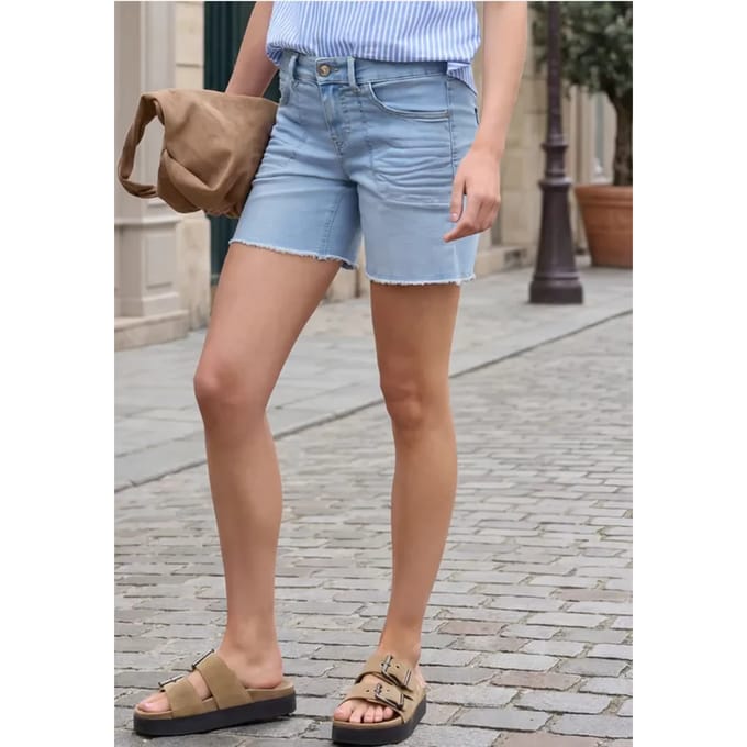 Straight Legs denim shorts in een casual pasvorm