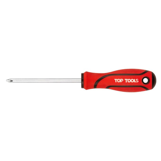 Grupa Topex - Schroevendraaier - PH2 x 100 mm - Ergonomische Handgreep - Staalkwaliteit