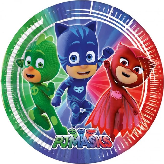 Vegaoo - 8 PJMasks borden 23 cm