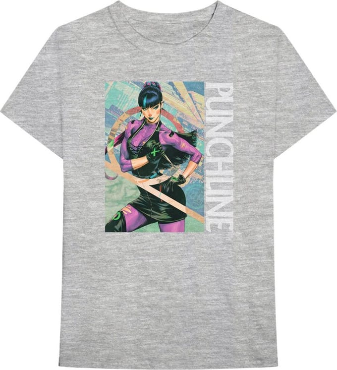 DC Comics Punchline - Punchline Heren T-shirt - S - Grijs