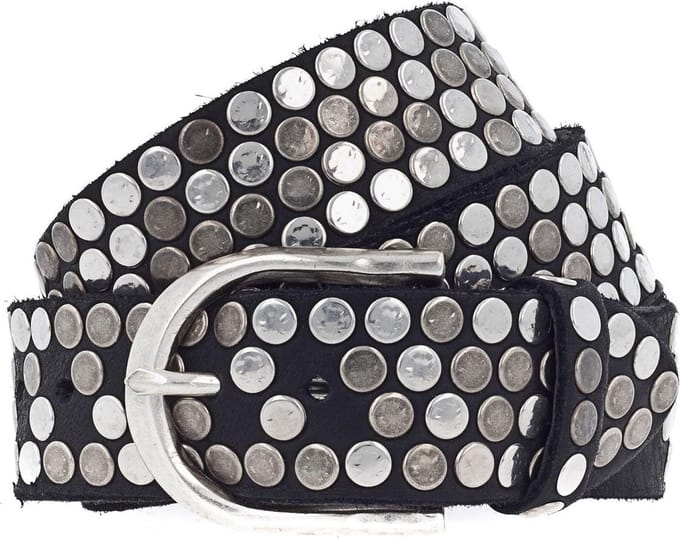 b.belt Riem Liv Ledergürtel W75 Black Zwart