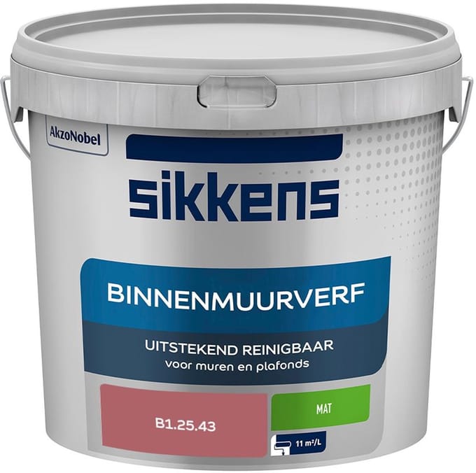 Sikkens - Binnenmuurverf Mat - B1.25.43 - Mengverf - 5 L