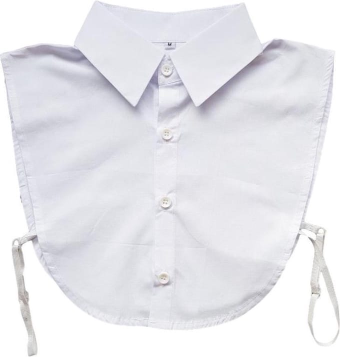 Scoby - Blousekraag - Puntkraag - Nep Blouse Accessoire - Wit - 2 Stuks